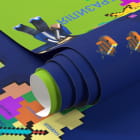 Миниатюра фотообоев Карта в стиле Майнкрафт фрагмент #1