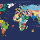 Миниатюра фотообоев Карта в стиле Майнкрафт