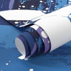 Мініатюра фотошпалер Футбольний м'яч на блакитному фрагмент # 1