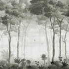 Мініатюра фотошпалер Зелений ліс пейзаж