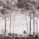 Мініатюра фотошпалер Лісовий туманний краєвид