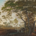 Мініатюра фотошпалер Прекрасний парк, живопис