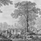 Миниатюра фотообоев Перкрасный парк, фреска