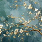 Мініатюра фотошпалер Чудове цвітіння, арт