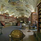 Превью фотообоев Старинная библиотека в Праге