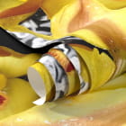 Миниатюра фотообоев Орхидея и бамбук фрагмент #1